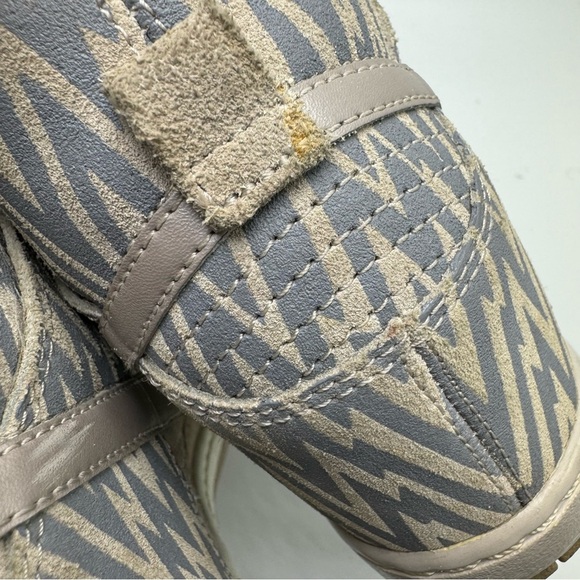 Nike Dunk Sky Hi Hidden Wedge Gray Suede Bolt Sneakers Women’s Size 7 - Picture 3 of 13